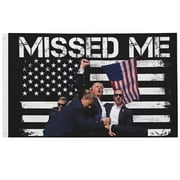 LEARNEVER Shooting Fight Flag You Missed Election Flags Pennsylvania HD Printing✨